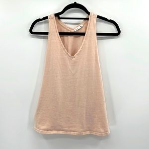 Rag & Bone V-neck Tank Top - Peach - Medium